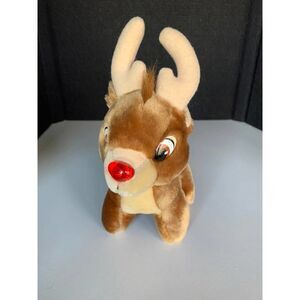Plush vintage rudolph deer